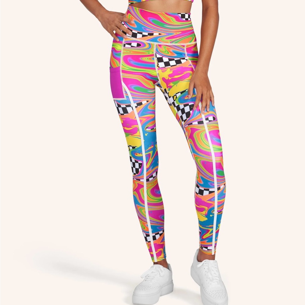 Brittany Allen x Peloton Printed Cargo Legging